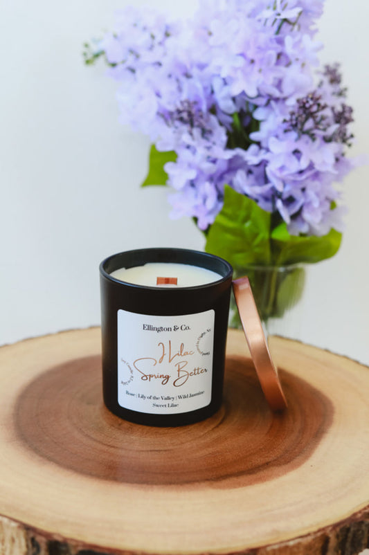 Ellington Candle Co. Soy Candle~ I Lilac Spring Better