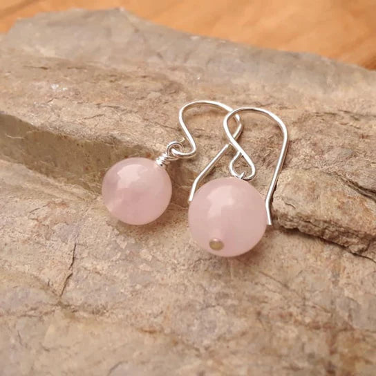 Rose Quartz Intention Earrings