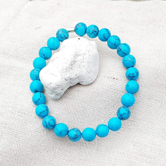 Turquoise Howlite Intention Bracelet