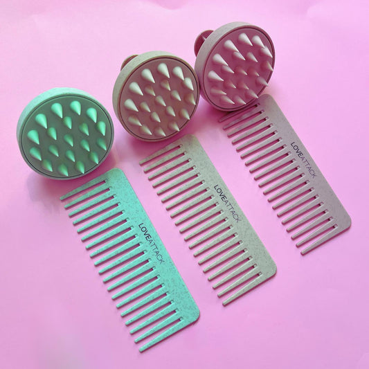 Cellulose Acetate Pick Hair Combs